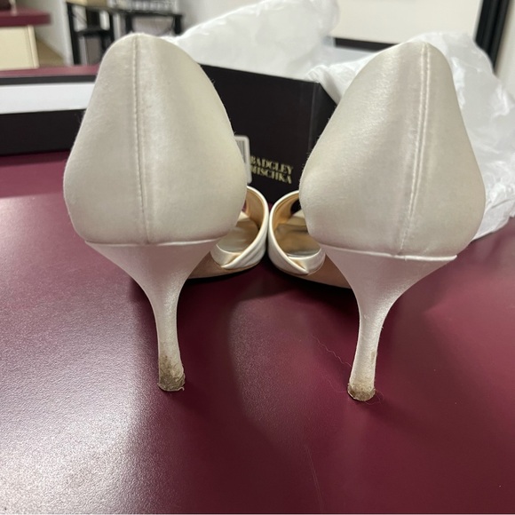 Badgley Mischka Satin D'Orsay Pumps - Picture 12 of 15